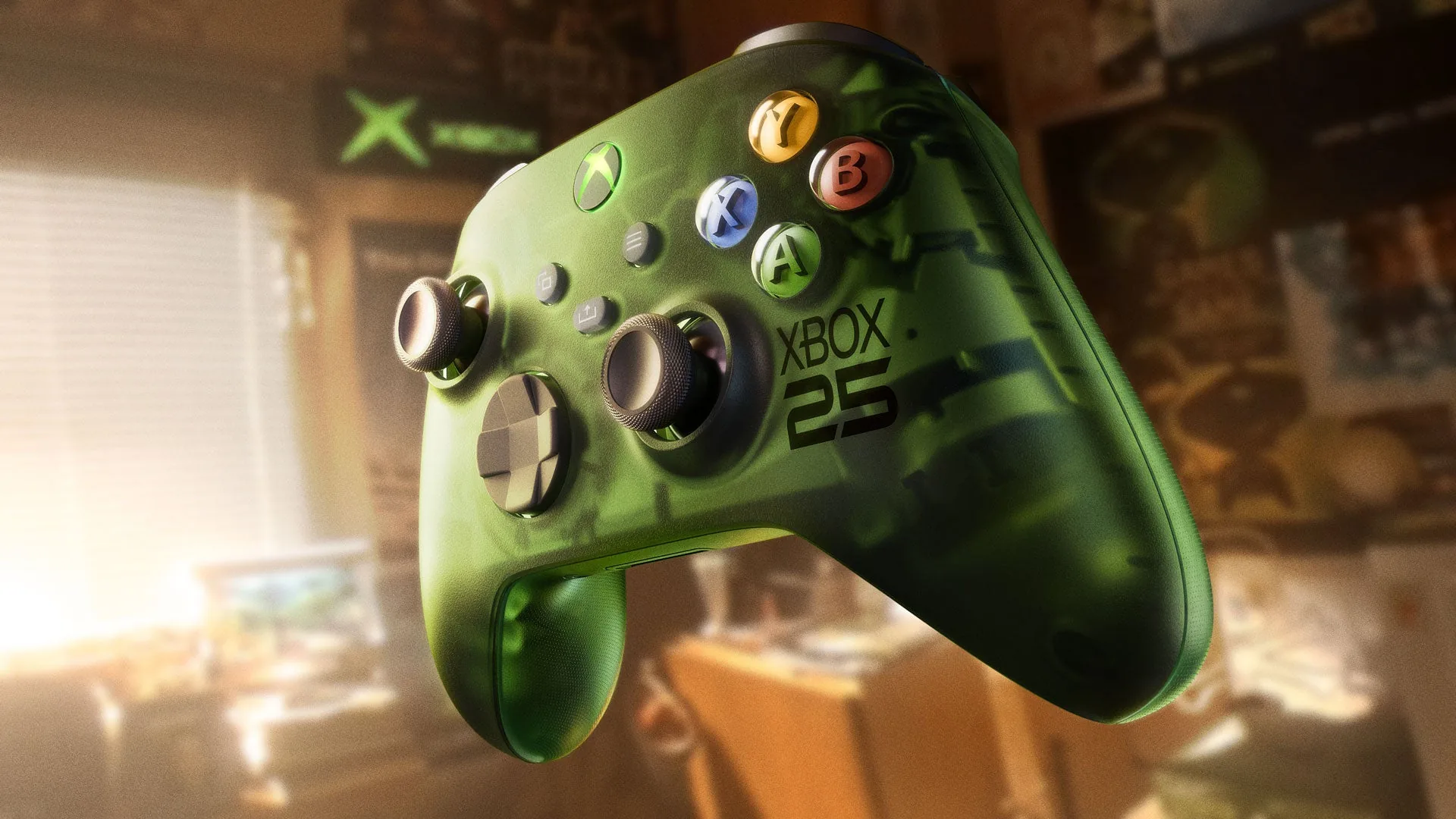 xbox series x translucent green 25th anniversary edition con g14d.2560